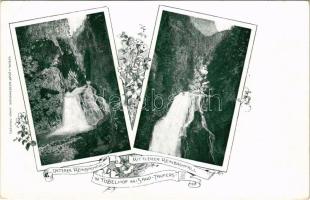 Sand in Taufers, Campo Tures (Südtirol); Tobelhof bei Sand-Taufers. Unterer Reinbachfall, Mittlerer ...