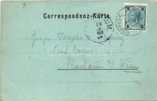 1900 Brennero, Brenner (Südtirol); general view with railway station (fl)