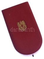 Ausztria 1960 k. "Osztrák Köztársasági Érdemrend Aranyérme" aranyozott bronz kitüntetés er...