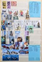 Angol gyarmatok és Ausztrália tétel A4 berakóban, sok száz bélyeggel