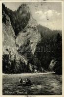 1932 Pieniny, Sokolica / Dunajec river with rafters (EK)