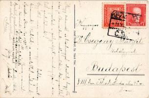 1932 Pieniny, Sokolica / Dunajec river with rafters (EK)