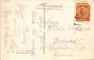 1928 Zakopane, Jaszczurówka pod Zakopanem, Kaplica w stylu zakopianskim / chapel. Fot. T. i S. Zwoli...