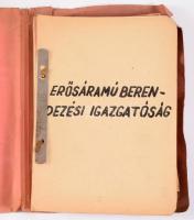 Erősáramú Berendezési Igazgatóság műszaki prospetkusai. Bp., én., Villamos Kismotorgyár. Lefűzhető, ...