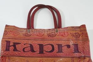 Bőr táska, jó állapotban, 42x38 cm