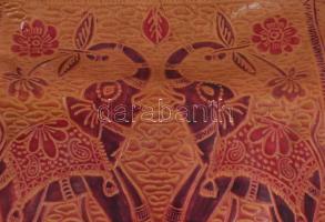 Bőr táska, jó állapotban, 42x38 cm