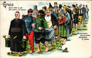 Saufa wölla se alle, Aba sterb'a will koiner! Barfusslaufen, Wassersaufen, Malzkaffee, O, jemme...