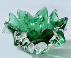 Csehszlovák váza és ékszeres edény, jelzett, hibátlan, m: 13 cm