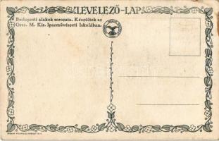 Budapesti alakok sorozat. Készültek az Orsz. M. kir. Iparművészeti Iskolában. Magyar Földrajzi Intéz...