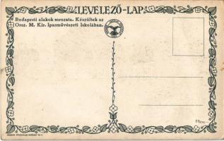 Budapesti alakok sorozat. Készültek az Orsz. M. kir. Iparművészeti Iskolában. Magyar Földrajzi Intéz...