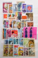 Vietnam, Hongkong, Macau stb. bélyegek közepes berakóban, közte szép motívumok, kevés blokk