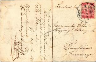 1917 Magyar művészlap / Hungarian art postcard s: Győri Aranka (fl)