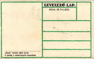 Vadász. "Diana Istennő útjait járom, s mindig sósborszeszét használom!" reklám / Hunter, H...