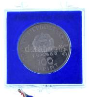 1980. 100Ft Ni "Szovjet-magyar közös űrrepülés" plombált "MNB" tokban T:BU
Adam...