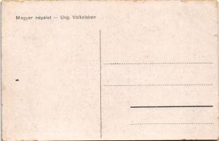 Magyar népélet / Ung. Volksleben / Hungarian folklore art postcard s: Kardos Böske (kis szakadások /...
