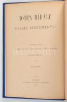 Tompa Mihály: - - összes költeményei I-III. köt. Sajtó alá rendezte: Lévay József. Bp.,1885, Méhner ...
