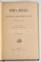 Tompa Mihály: - - összes költeményei I-III. köt. Sajtó alá rendezte: Lévay József. Bp.,1885, Méhner ...