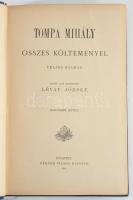 Tompa Mihály: - - összes költeményei I-III. köt. Sajtó alá rendezte: Lévay József. Bp.,1885, Méhner ...