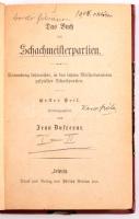 Das Buch der Schachmeisterpartien. I-II. Teile. Sammlung lehrreicher, in den letzten Meisterturniere...