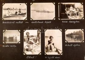 1932 Csepel szigeti kirándulás képei.A Kismarty Lechner család hagyatékából, kb 70 db feliratozott f...