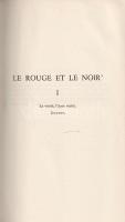 [Beyle, Henri] Stendhal:
Romans et nouvelles. Texte établi et annoté par Henri Martineau. Volume I:...