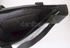 Népi mintás nemez táska, benne erszénnyel, használatlan, 40x30 cm