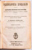 [Liguori Szent Alfonz (1696-1787)]: Theologia moralis Sancti Alphonsi Mariae de Liguori [...] Tom. VII. Sämmtliche Werke des heiligen Alphons Maria de Liguori. Ratisbonae [Regensburg], 1847, G. Joseph Manz, [6]+530 p. Latin nyelven. Félvászon-kötésben, kopottas borítóval, helyenként kissé foltos lapokkal, hiányzó elülső szennylappal.