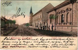 1902 Gyoma, Endrődi út. Szilágyi István kiadása (ázott sarkak / wet corners)