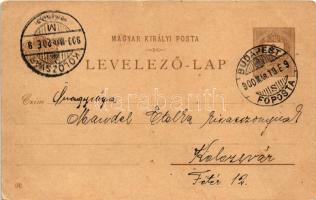 1900 Szent Asztrik átnyújtja a koronát Szent Istvánnak. Ezredéves Országos Kiállítás. litho + barna ...