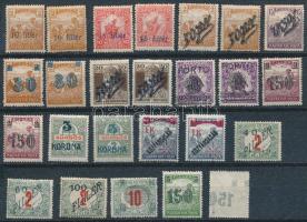 Temesvár 1919 25 db bélyeg, Bodor vizsgálójellel