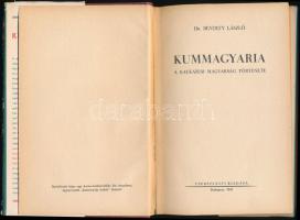 Bendefy László: Kummagyaria. A kaukázusi magyarság története. Bp., 1941, Cserépfalvi, 124+[4] p.+ 2 ...