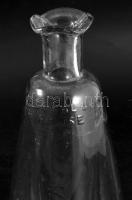 Zwack export likőrösüveg ca 1930. Feliratos. 25 cm Hibátlan. Nagyon ritka!