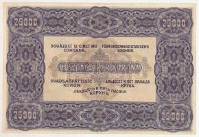 1922. 25.000K "D 80 018178", "Orell Füssli Zürich" nyomdahely-jelöléssel T:F egy...