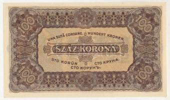 1923. 100K "Magyar Pénzjegynyomda Rt Budapest" nyomdahely jelöléssel T:UNC / Hungary 1923....