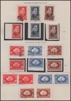 1949-1950 UPU I. "A", "B" és 2 db "C" sor + Sztálin fogazott és vágott sor (11.750)