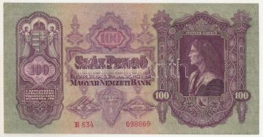 1930. 100P "E 634 098869" T:UNC / Hungary 1930. 100 Pengő "E 634 098869" C:UNC
...