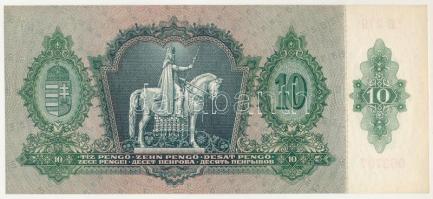 1936. 10P "*B 279 062707" T:UNC / Hungary 1936. 10 Pengő "*B 279 062707" T:UNC
...