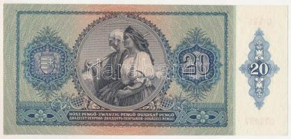 1941. 20P "C 443 072857" T:UNC / Hungary 1941. 20 Pengő "C 443 072857" C:UNC
Ad...