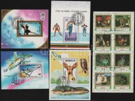 118 db klf vegyes külföldi blokk és kisív