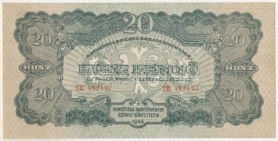 1944. 20P "A Vöröshadsereg Parancsnoksága", "TE 482481" T:UNC,AU / Hungary 1944....