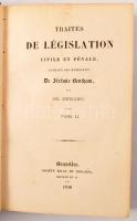 Bentham, Jérémie: Traités de Législation civile et pénale Tome I-IV. Extraits des Manuscrits de - -,...