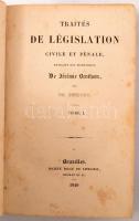 Bentham, Jérémie: Traités de Législation civile et pénale Tome I-IV. Extraits des Manuscrits de - -,...