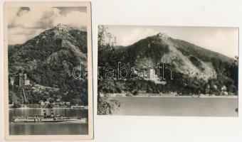 Visegrád - 6 db MODERN képeslap: Duna-parti látképek, kikötő, vár (Képzőművészeti Alap)