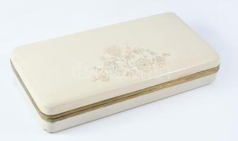 Doboznyi vegyes bizsu tétel, 26x13 cm