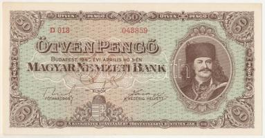 1945. 50P "D 018 048859" T:AU / Hungary 1945. 50 Pengő "D 018 048859" C:AU
Adam...