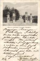 Temesvár Mühle botanical garden entrance