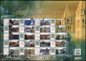 2008-2009 Üdvözlettel bélyegem IV. + Pécs bélyegem promóciós teljes ívek (33.500)
