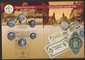 2010. "Mesterdarabok ezüstből" 1926. 1f-1P teljes (6db klf) szett dísztokban, tanúsítvánny...