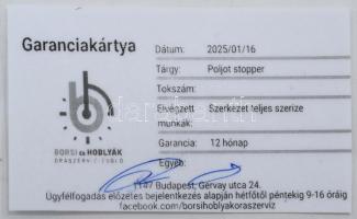 Poljot Strela kronográfos karóra. Kézi felhúzós szerkezet, frissen szervizelt, szép, működő állapotb...