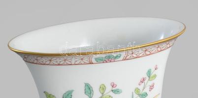 Herendi Song SG mintás laposváza. Jelzett, hibátlan, m: 20 cm